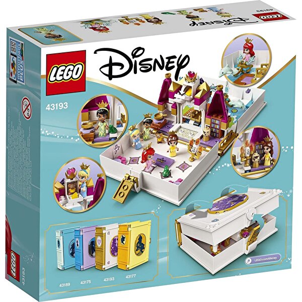 LEGO Disney Ariel. Belle. Sindirella ve Tiana'nın Hikaye Kitabı Macerası 43193