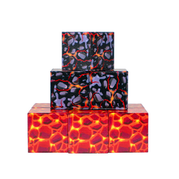 Magnivity Manyetik Bloklar Lav Desenli Blok 9 Parça