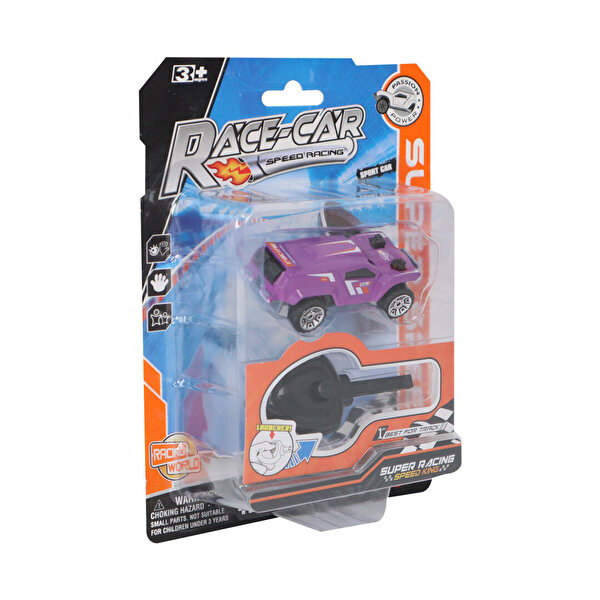 Anahtarlı Bas Gitsin Şehir Araçları Mor