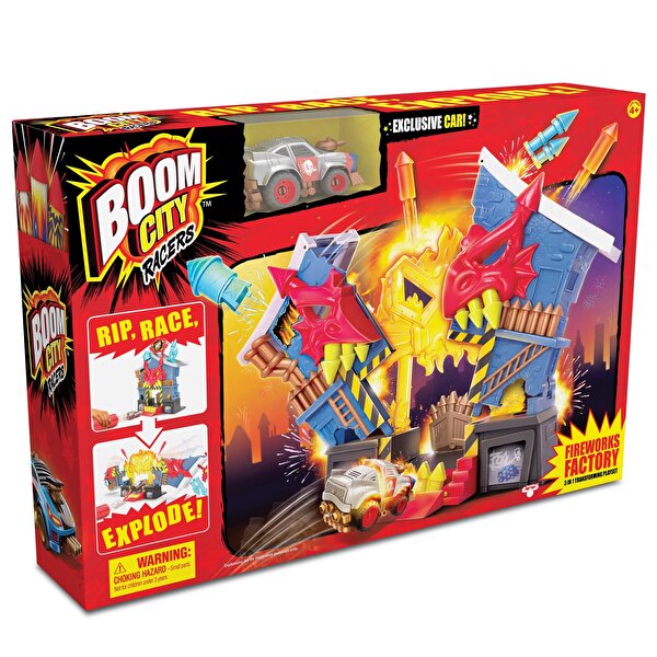 Boom City Racers Fişek Fabrikası Oyun Seti