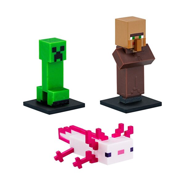 Minecraft 3D Figür Toppeez 3'lü Set Set 3