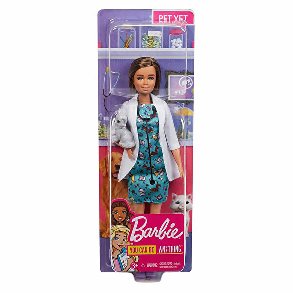 Barbie Kariyer Bebekleri Veteriner Barbie GJL63