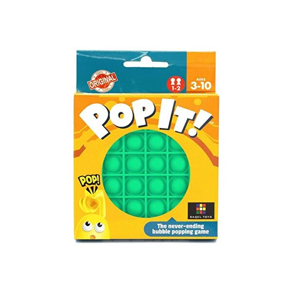 Pop It Duyusal Oyuncak Özel Pop Stres Yuvarlak Yeşil