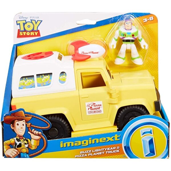 Toy Story Buzz Lightyear ve Pizza Planet Araçlı Figür GFR98