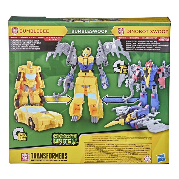 Transformers Cyberverse Roll & Combine Bumblebee-Swoop Figür F2733
