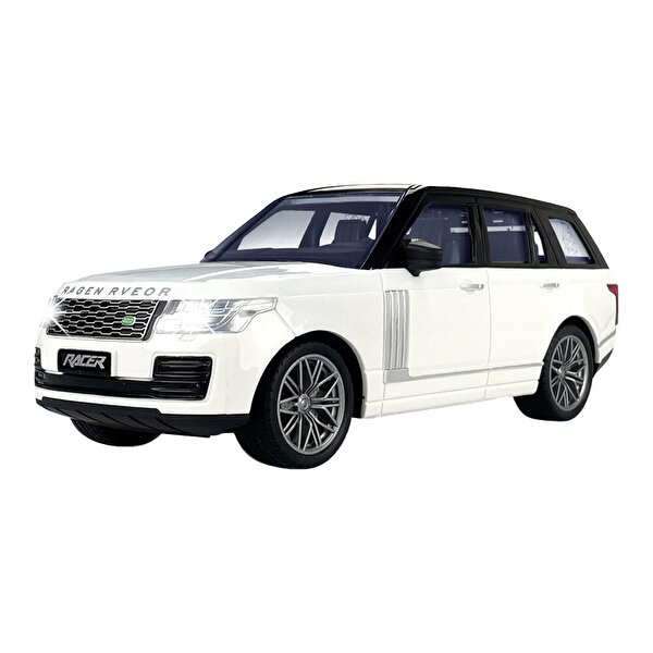 Velocity X Işıklı ve Sesli Beyaz Araba