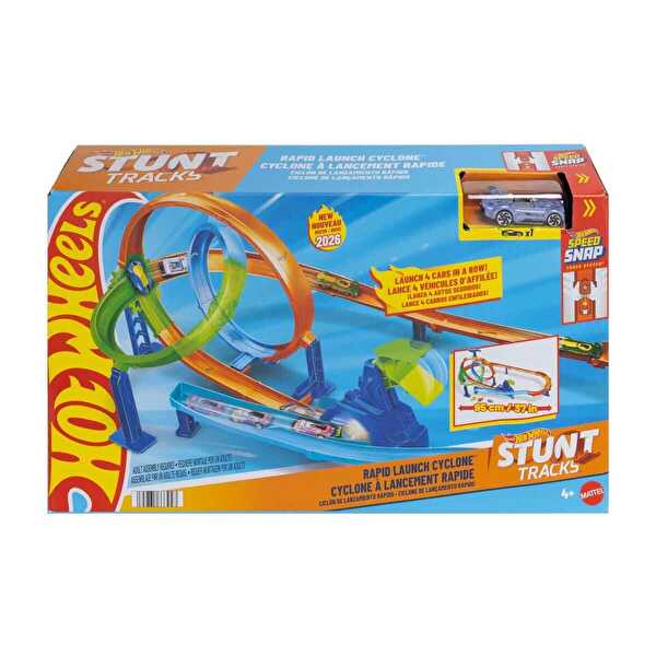 Hot Wheels Stunt Tracks Dolambaçlı Akrobatik Hız Pisti JHK73