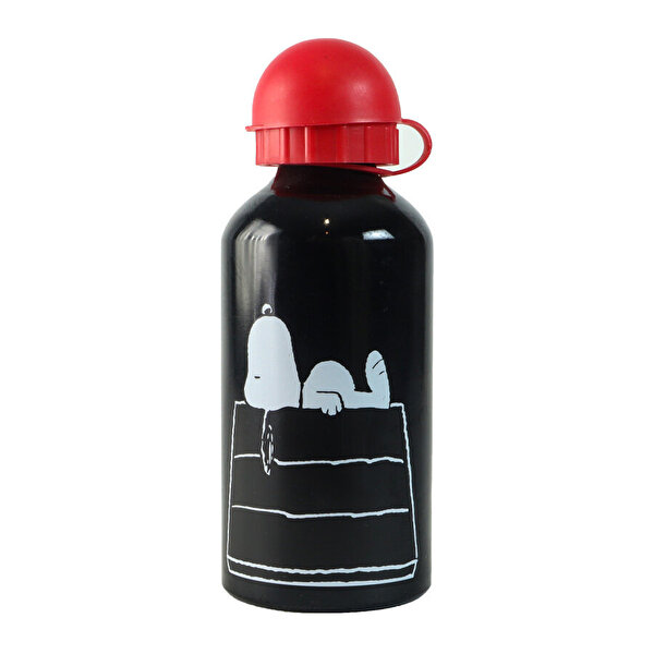 Snoopy 500ml Kırmızı Kapaklı Matara