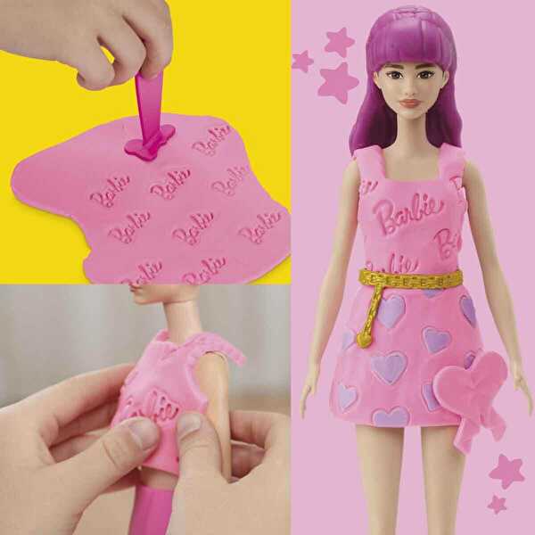 Play Doh Barbie Kalpler ve Saç Oyun Hamuru Seti G1357