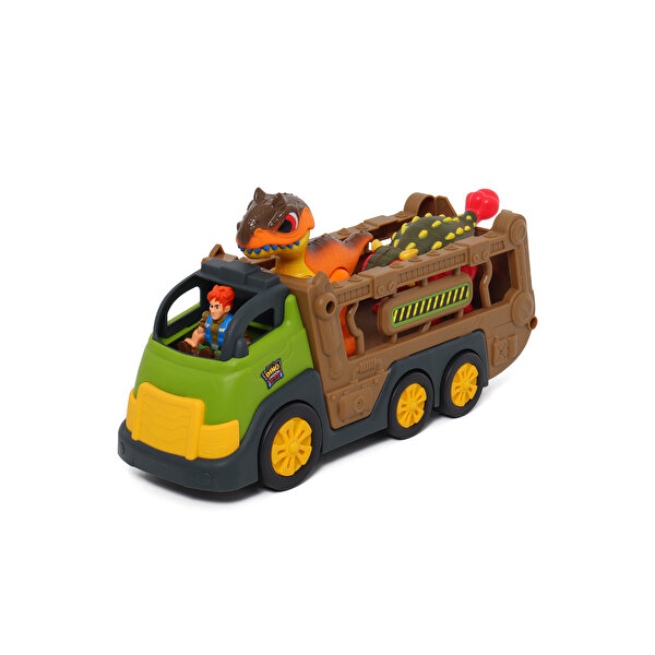 Dino Troops Kids Ankylosaurus & Megalosaurus Figür ve Taşımacı Kamyon