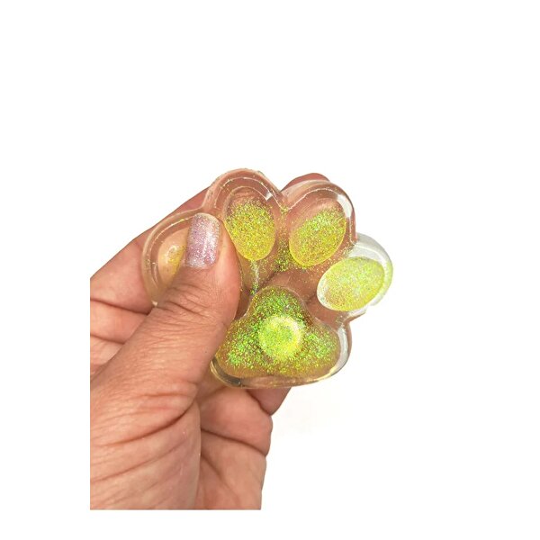 Işıklı Şeffaf Pati Squishy