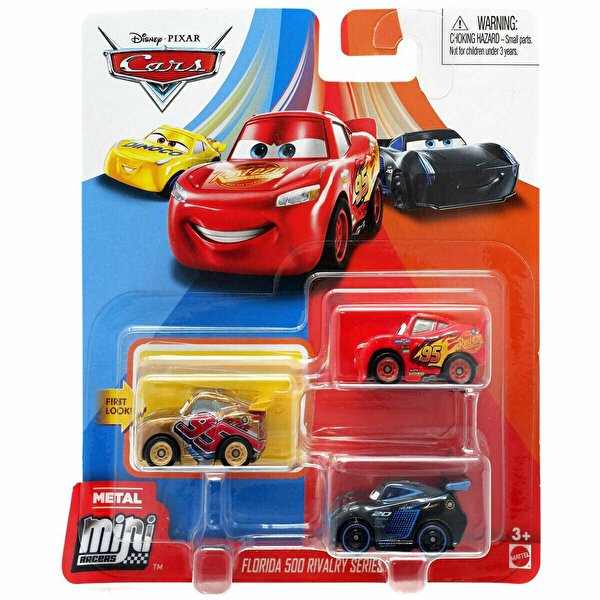 Cars Mini Karakter Arabalar Üçlü Paket GKG19