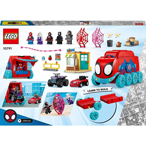 LEGO Spider-Man Spidey Ekibinin Mobil Karargahı 10791