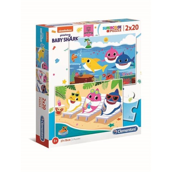 Clementoni Baby Shark Puzzle 2x20 Parça