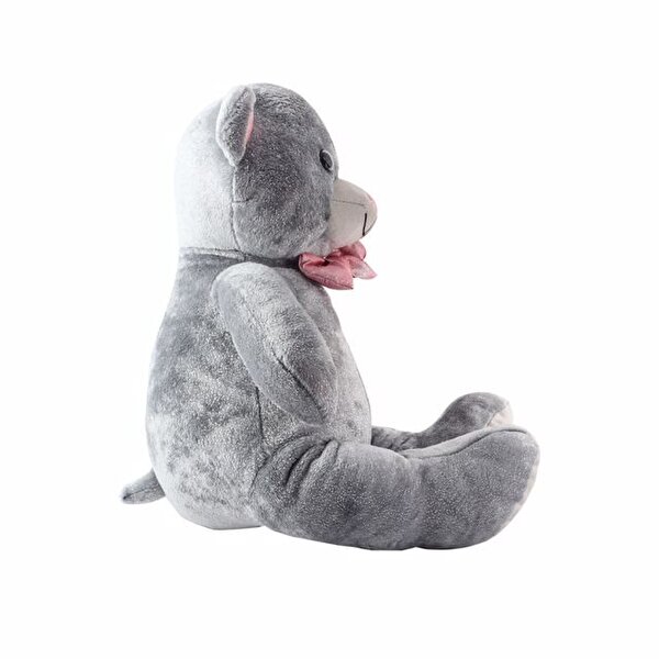 Simli Pembe Papyonlu Ayı 60 Cm.