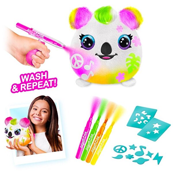 Airbrush Plush Squishy Peluş Neon Koala