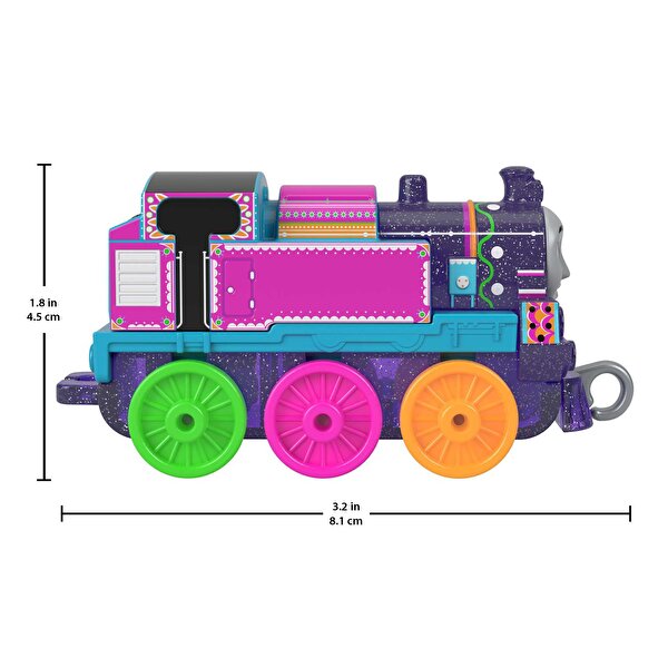 Thomas ve Arkadaşları Sür-Bırak Küçük Tekli Trenler Renkli Ashima HBX79