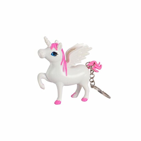 Pegasus Işıklı Sesli Pembe Anahtarlık