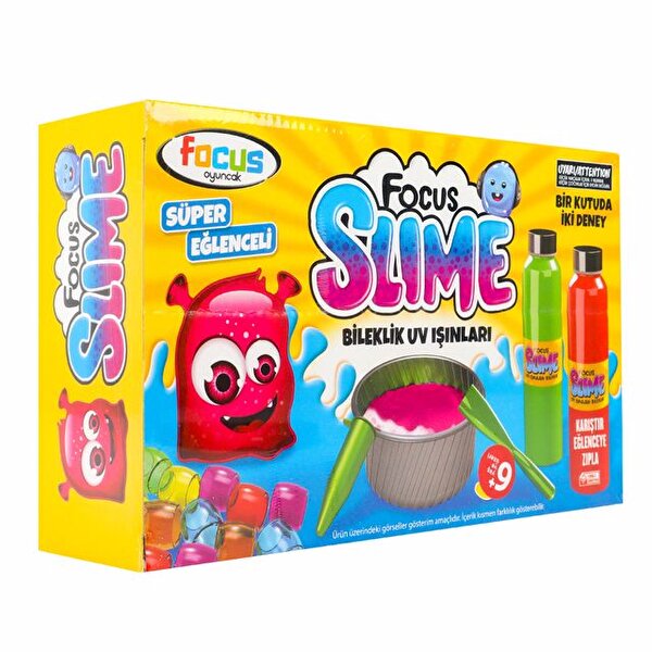 Slime Deney Seti ve UV Işınlı Bileklik