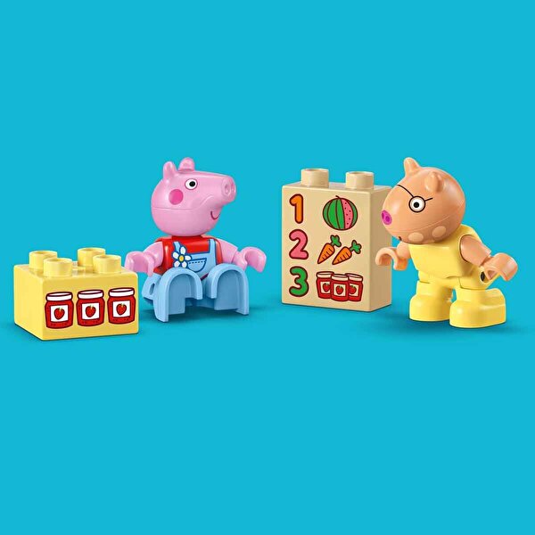 LEGO DUPLO Peppa Pig Traktör ve Pazar 10468