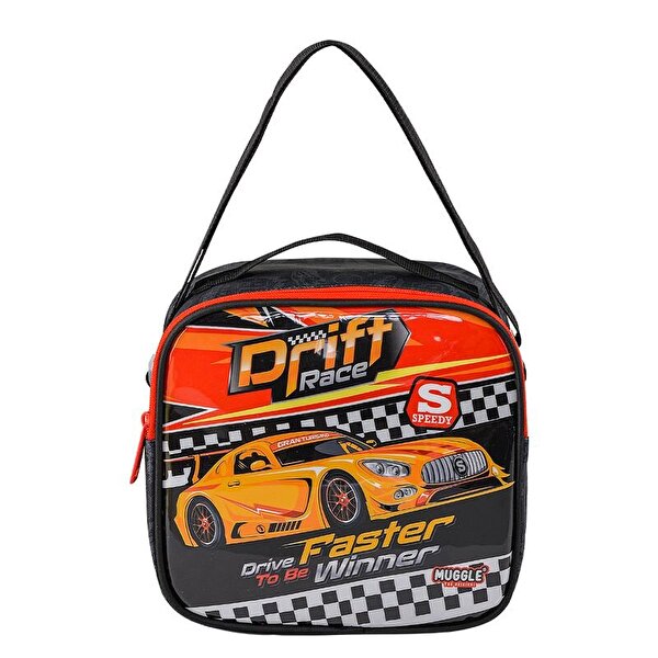 Muggle Drift Car Desenli Beslenme Çantası 9512