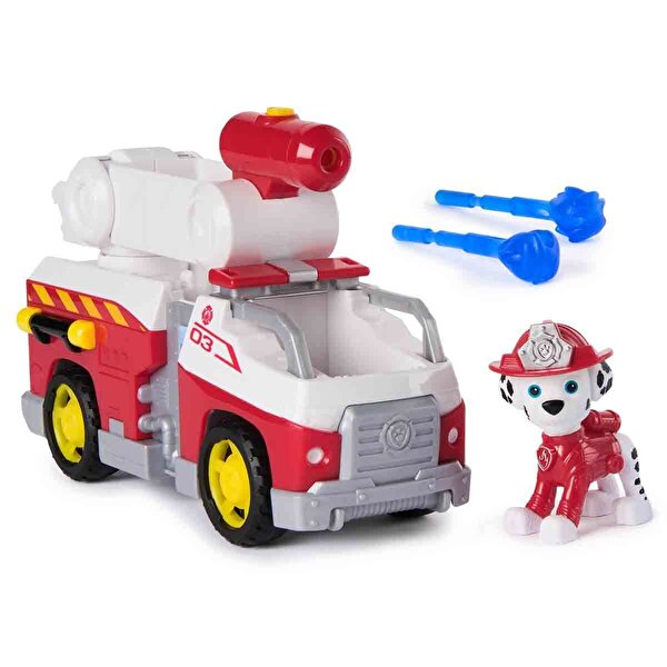 Paw Patrol Fire Rescue Figür ve Kurtarma Aracı Marshall
