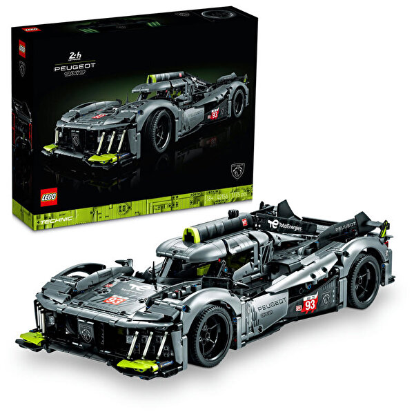 LEGO Technic PEUGEOT 9x8 24H Le Mans Hybrid Hypercar 42156