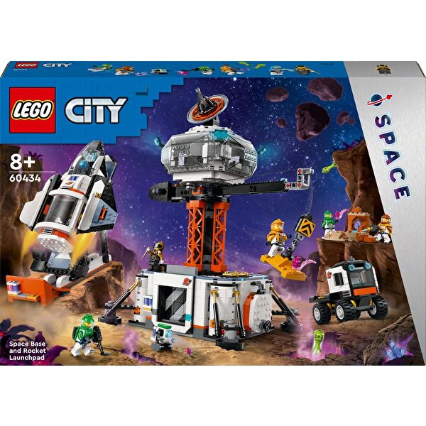 LEGO City Uzay Üssü ve Roket Fırlatma Rampası 60434