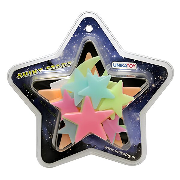 Karanlıkta Parlayan Renkli Yıldızlar