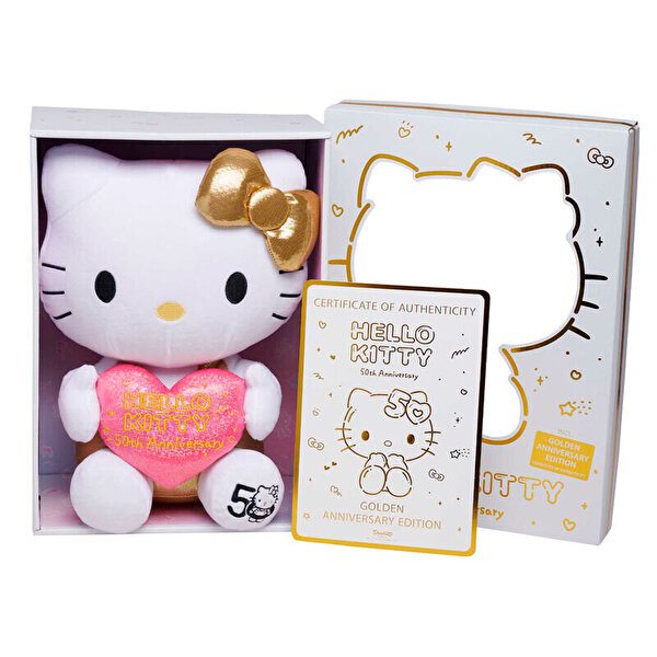 50. Yıl Hello Kitty Peluş 30 Cm