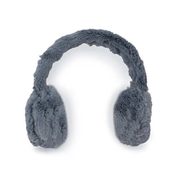Peluş Kulaklık Gri