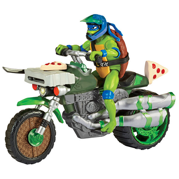 TMNT Araçlar ve Figürler Ninja Kick Cycle With Leonardo 83430