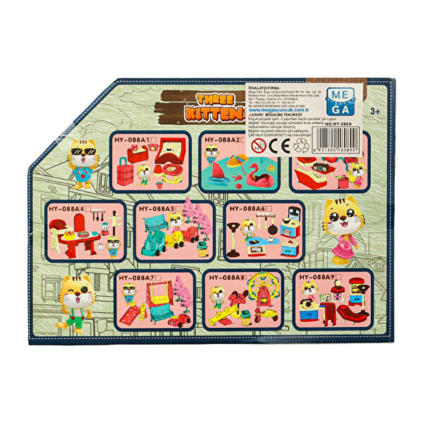 Sevimli Yavru Kedi Temizlik Seti