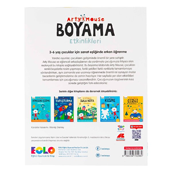 Arty Mouse - Boyama Etkinlikleri