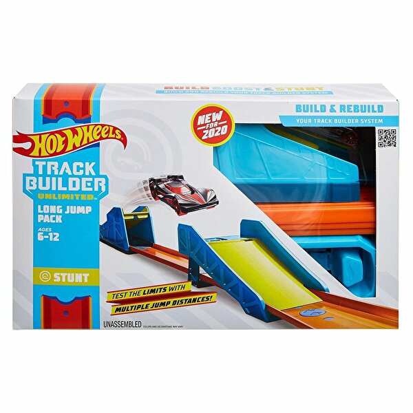 Hot Wheels Track Builder Tasarla ve Yeniden Oluştur Serisi Long Jump Pack GLC89