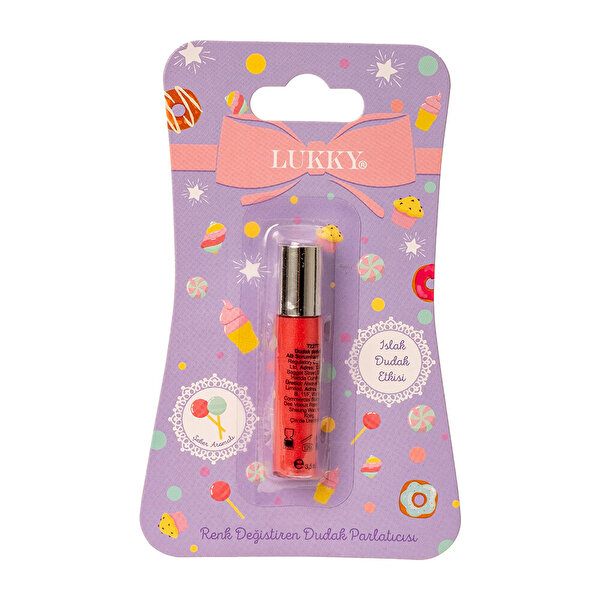 Lukky Şeker Aromalı Dudak Parlatıcısı Kırmızı