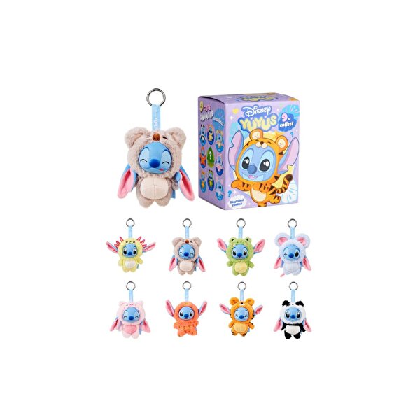 Disney Stitch Yuyu Peluş Anahtarlık Sürpriz Paket