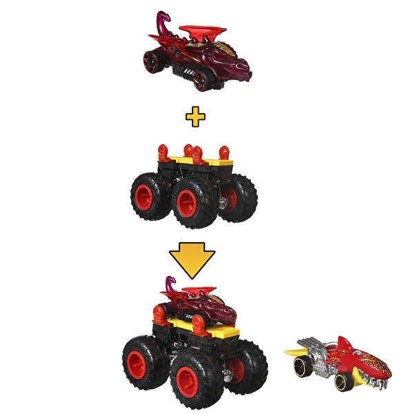 Hot Wheels Monster Trucks Dev Tekerlek Ustası Serisi GWW18