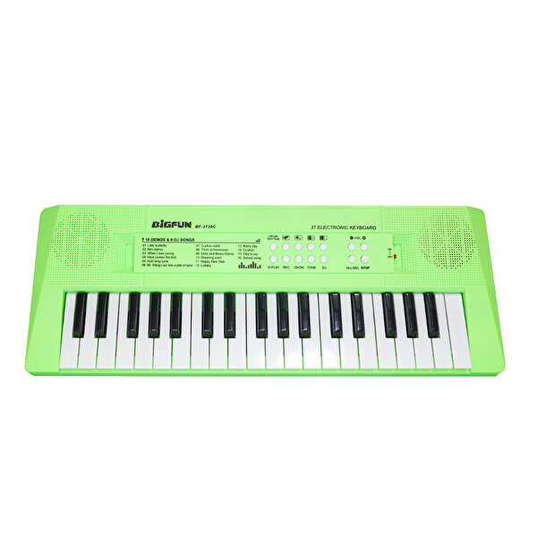 37 Tuş Soft Renkler Piano Yeşil
