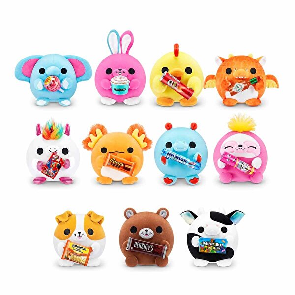 Snackles Aburcubur Sürpriz Peluş 12 cm