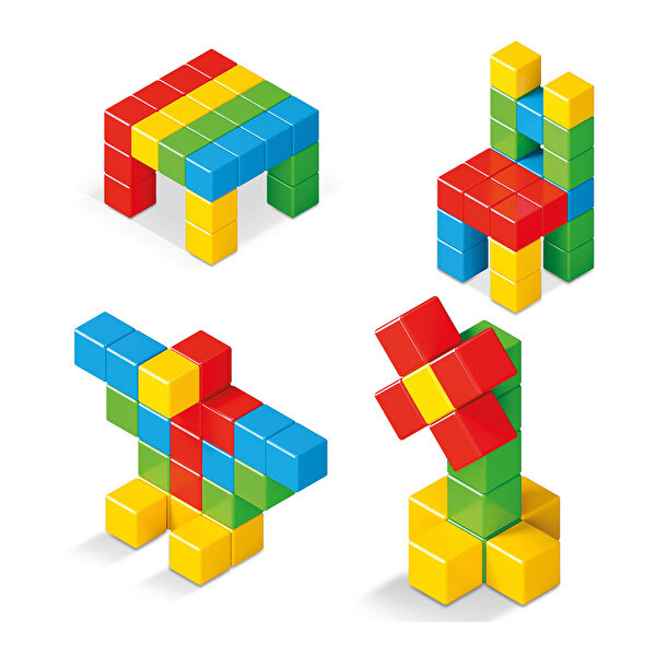 Geomag Magicube Çevredostu Manyetik Küp 24 Parça