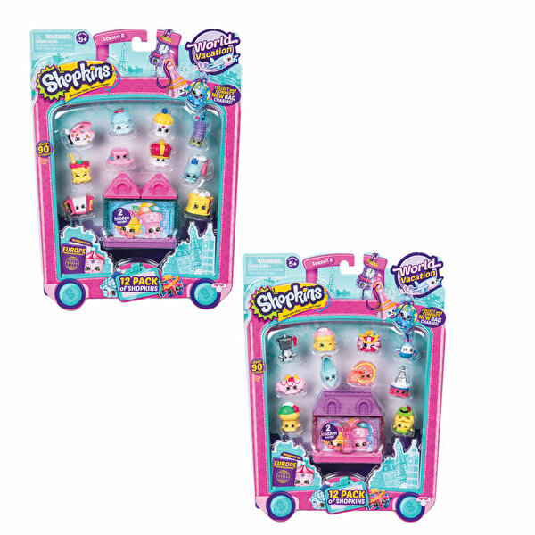 Shopkins Cicibiciler Avrupa'ya Seyahat 12'li