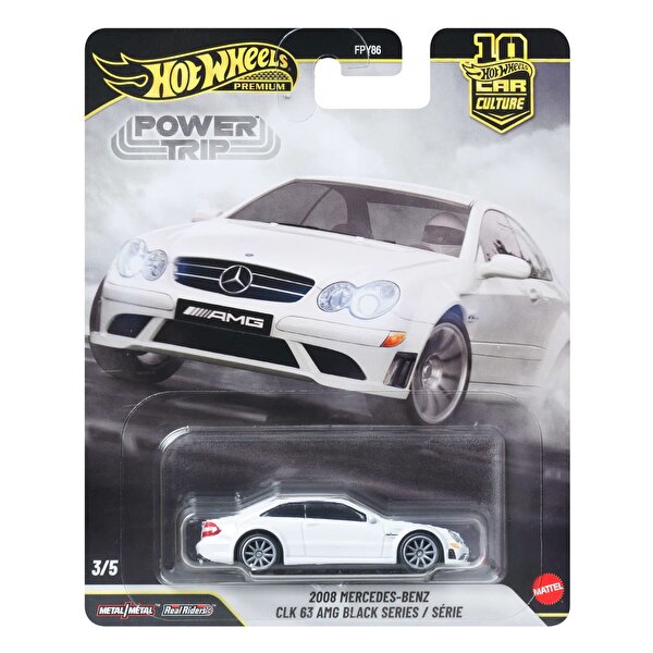 Hot Wheels Car Culture Arabalar 2008 Mercedes-Benz CLK 63 AMG Black Serisi JKF29