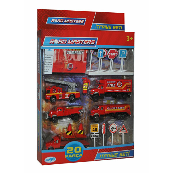 Die Cast İtfaiye Seti 20 Parça