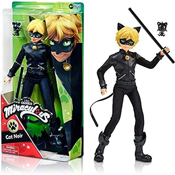 Miraculous Ladybug Bebekler Cat Noir 26 cm.