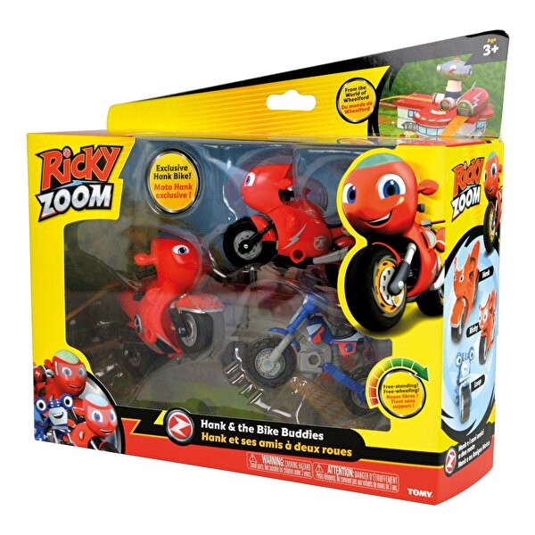 Ricky Zoom 3'lü Hank ve Motor Dostları Macera Paketi T20041