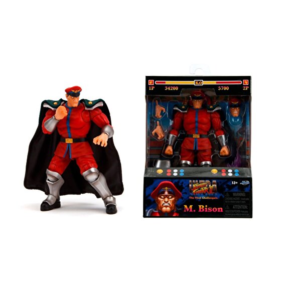 Jada Street Fighter II M. Bison Figürü