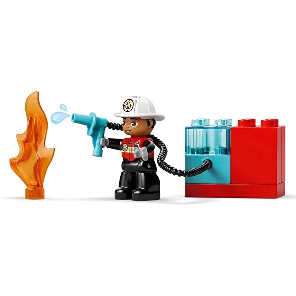 LEGO DUPLO Kasabası Hortumlu İtfaiye Aracı ve İtfaiyeci 10473