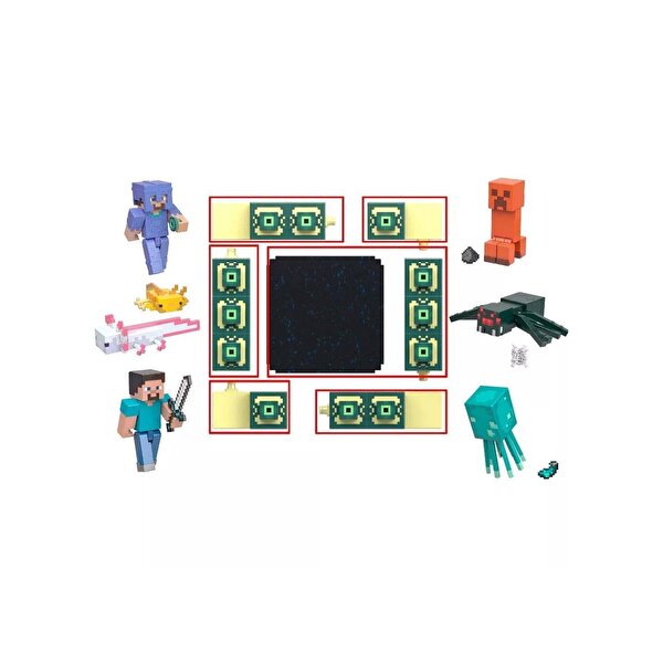 Minecraft Aksesuarlı Figürler Cave Spider HLB13