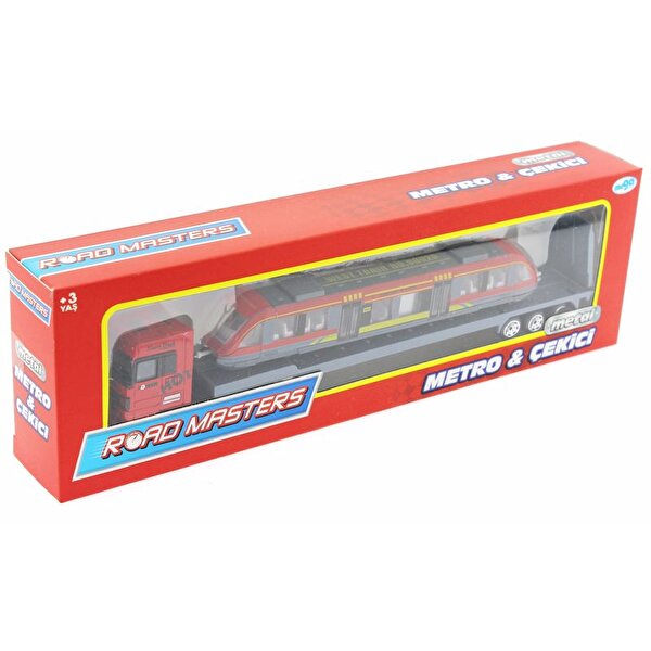 Road Masters Metro ve Çekici Kırmızı Vagonlu